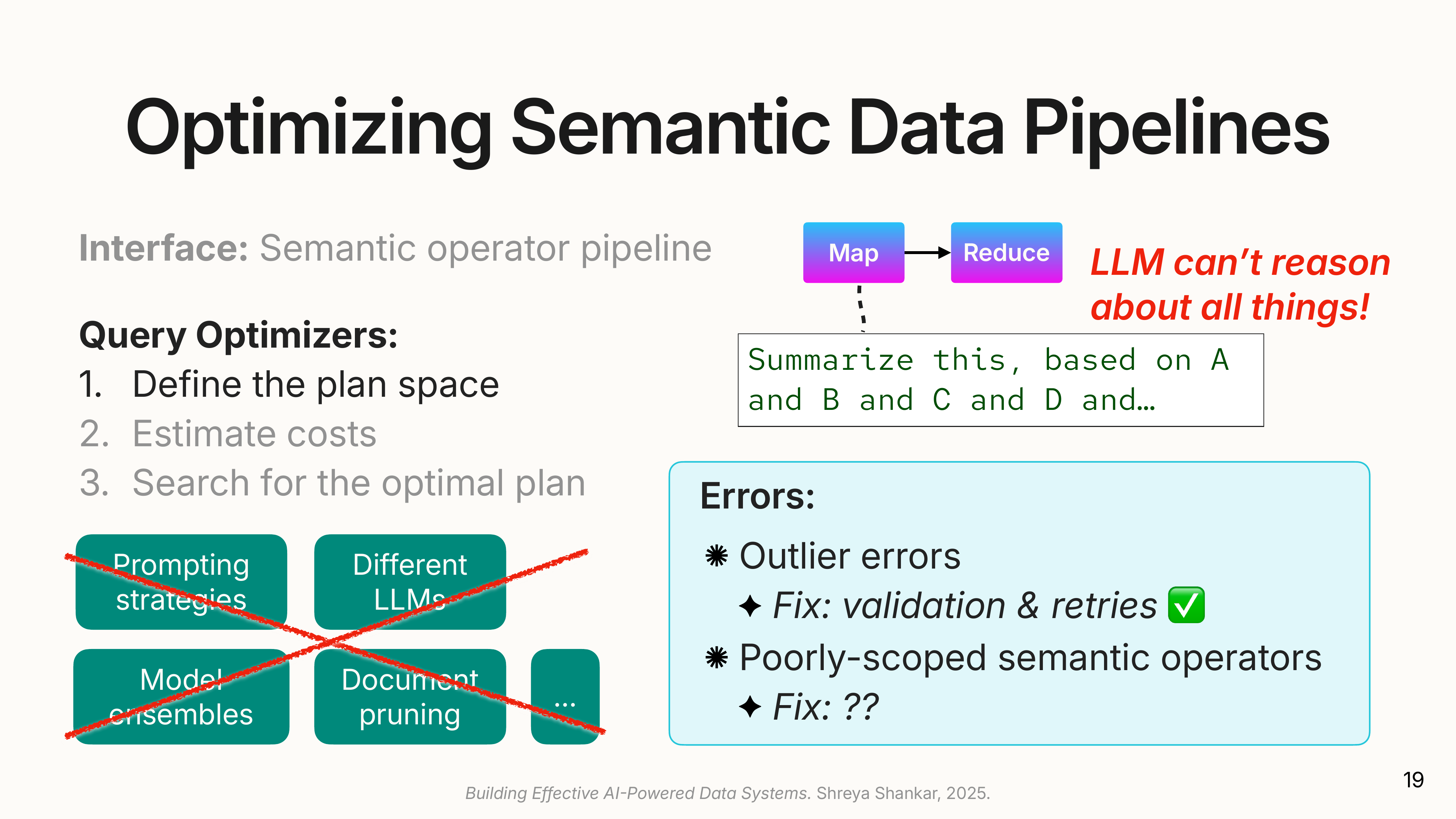 Optimizing Pipelines